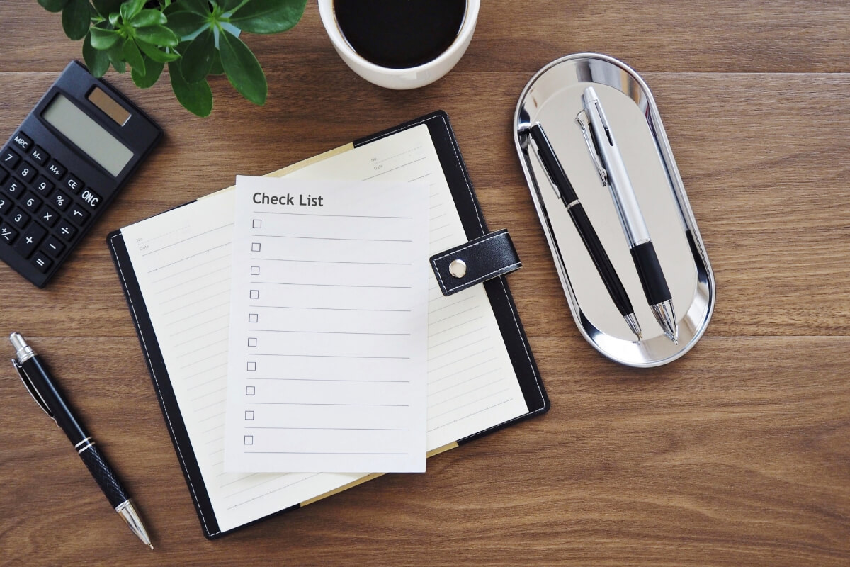 チェックリストで確認する